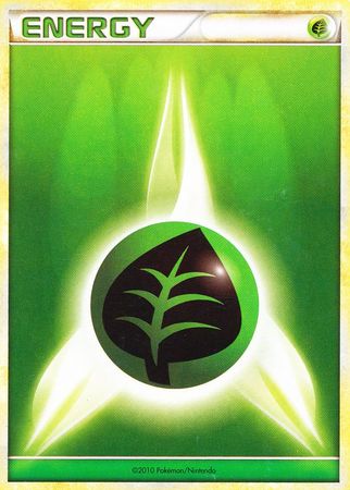 Grass Energy (2010 Unnumbered HGSS Style) [League & Championship Cards] | Black Swamp Games