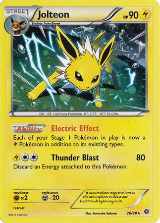 Jolteon (26/98) (Cosmos Holo) [XY: Ancient Origins] | Black Swamp Games