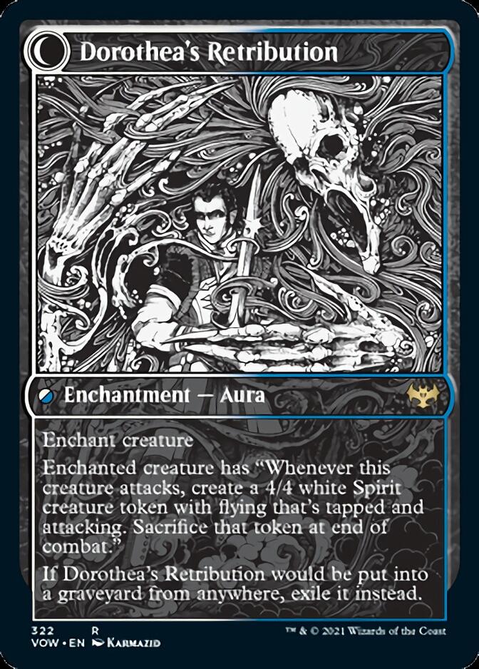 Dorothea, Vengeful Victim // Dorothea's Retribution (Showcase Eternal Night) [Innistrad: Crimson Vow] | Black Swamp Games