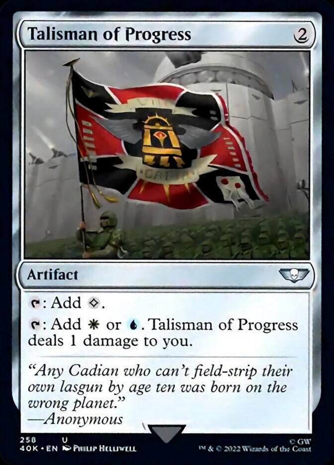 Talisman of Progress (Surge Foil) [Warhammer 40,000] | Black Swamp Games