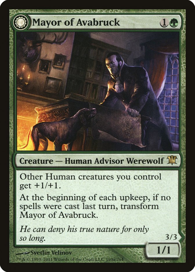 Mayor of Avabruck // Howlpack Alpha [Innistrad] | Black Swamp Games