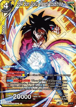 SS4 Son Goku, Ready to Strike (BT16-146) [Realm of the Gods] | Black Swamp Games