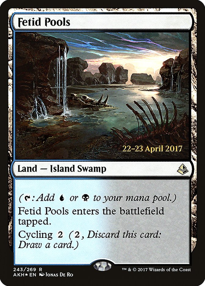 Fetid Pools [Amonkhet Prerelease Promos] | Black Swamp Games