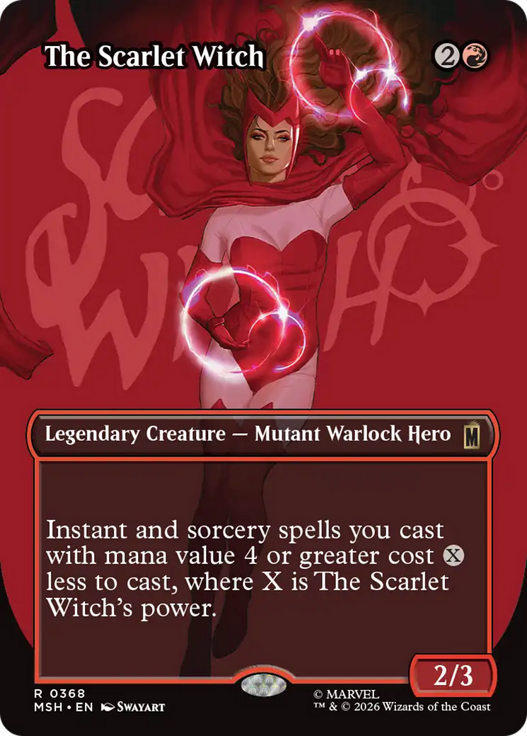 The Scarlet Witch (Borderless) [Marvel Super Heroes] | Black Swamp Games