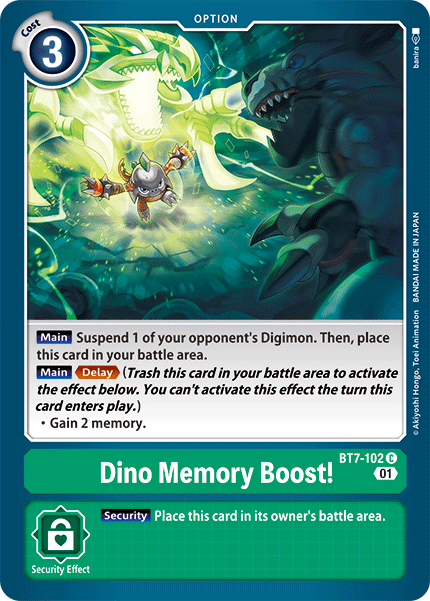 Dino Memory Boost! [BT7-102] [Next Adventure] | Black Swamp Games