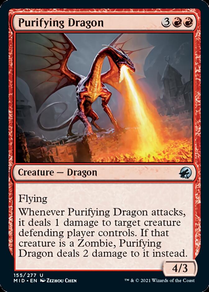 Purifying Dragon [Innistrad: Midnight Hunt] | Black Swamp Games