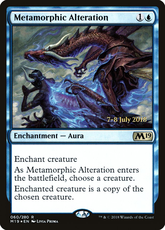 Metamorphic Alteration [Core Set 2019 Prerelease Promos] | Black Swamp Games