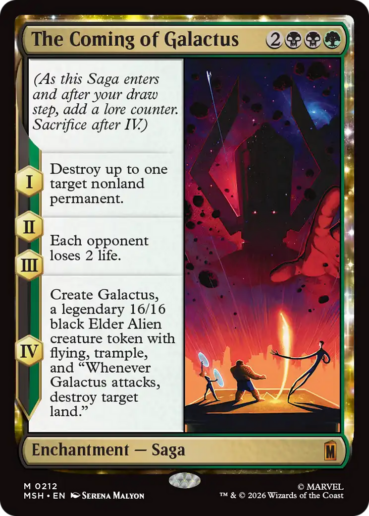 The Coming of Galactus [Marvel Super Heroes] | Black Swamp Games