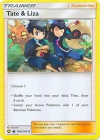 Tate & Liza (148a/168) (Alternate Art Promo) (Battle Arena Deck Exclusive) [Sun & Moon: Celestial Storm] | Black Swamp Games
