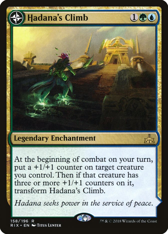 Hadana's Climb // Winged Temple of Orazca [Rivals of Ixalan] | Black Swamp Games