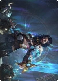 Halvar, God of Battle Art Card [Kaldheim Art Series] | Black Swamp Games