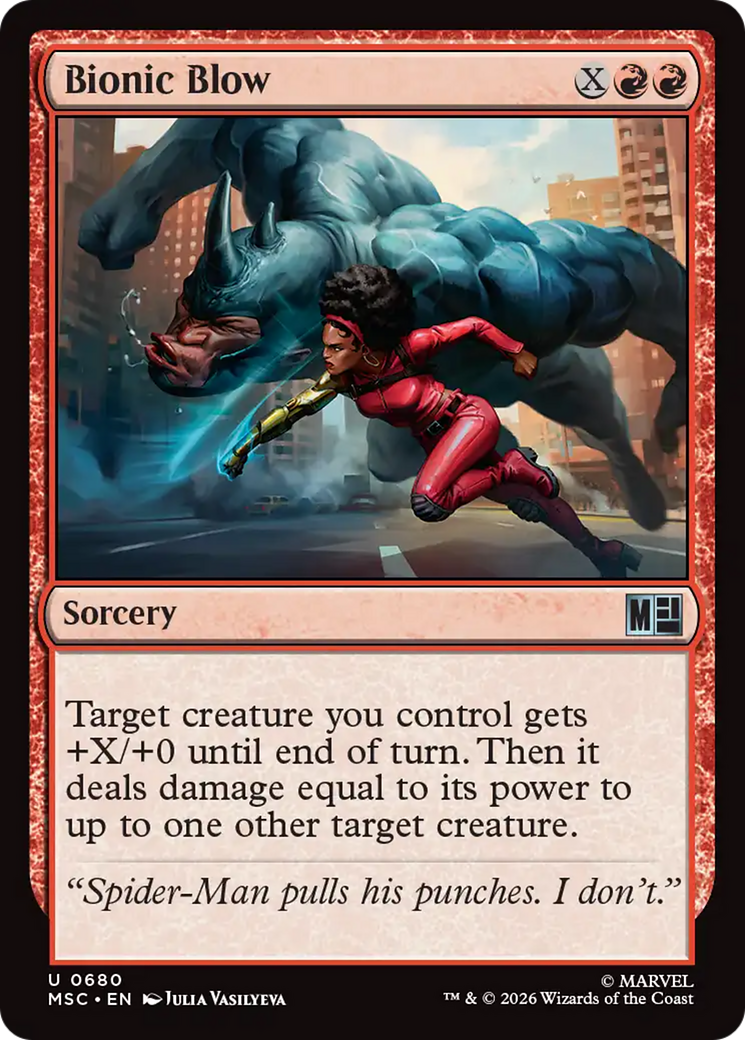 Bionic Blow [Marvel Super Heroes Commander] | Black Swamp Games