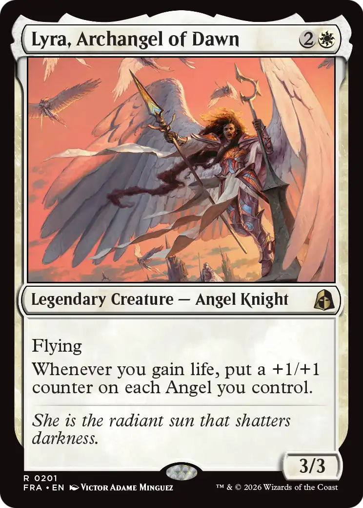 Lyra, Archangel of Dawn [Reality Fracture] | Black Swamp Games