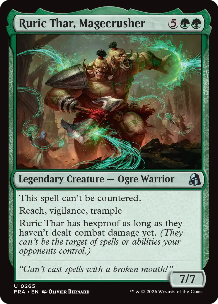 Ruric Thar, Magecrusher [Reality Fracture] | Black Swamp Games