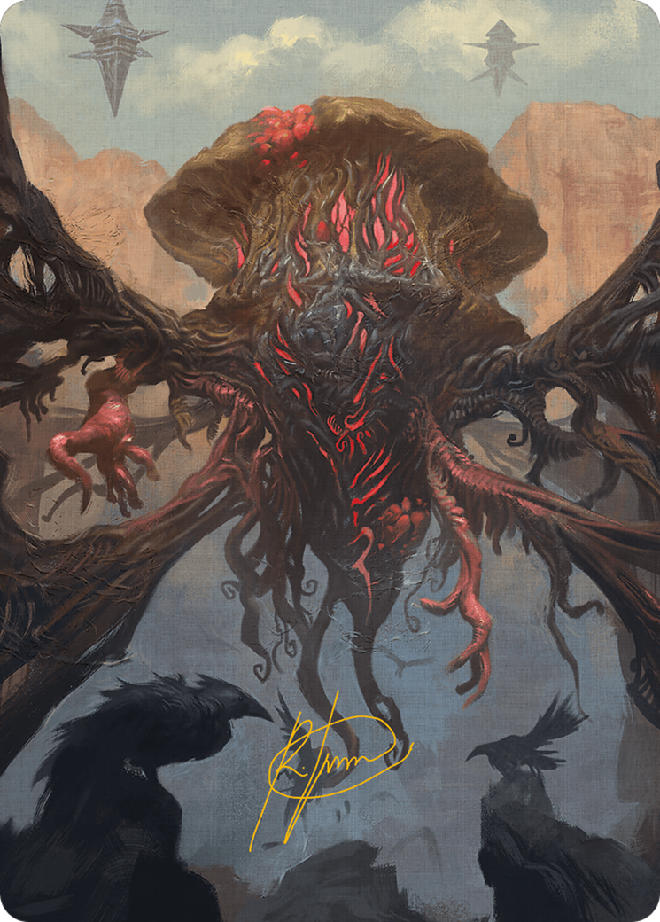 Inversion Behemoth Art Card (Gold-Stamped Signature) [Modern Horizons 3 Art Series] | Black Swamp Games