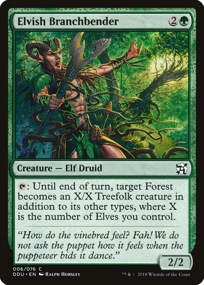 Elvish Branchbender [Duel Decks: Elves vs. Inventors] | Black Swamp Games