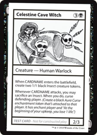 Celestine Cave Witch (2021 Edition) [Mystery Booster Playtest Cards] | Black Swamp Games