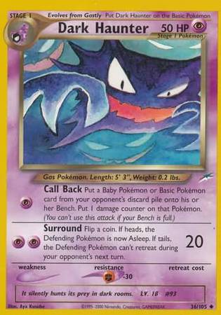 Dark Haunter (36/105) [Neo Destiny Unlimited] | Black Swamp Games