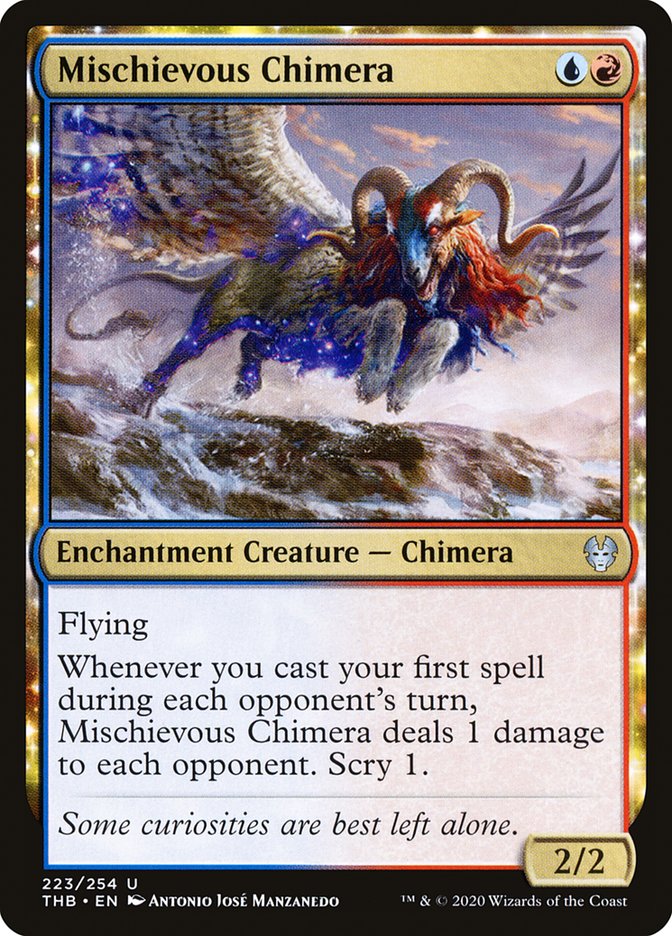 Mischievous Chimera [Theros Beyond Death] | Black Swamp Games