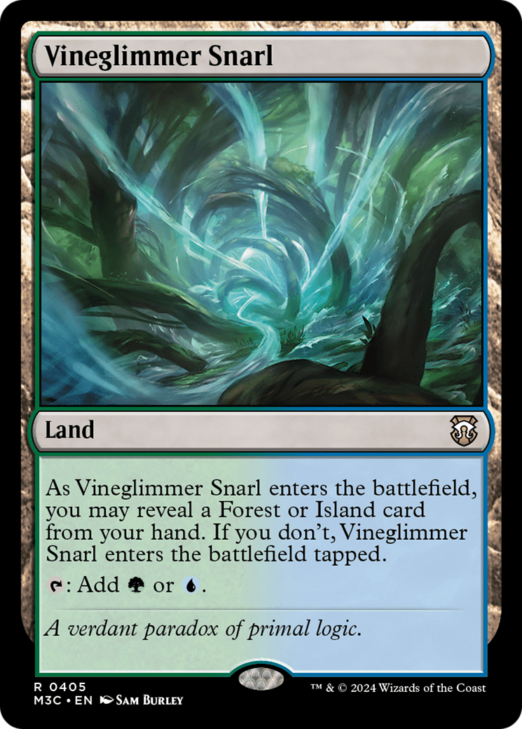 Vineglimmer Snarl (Ripple Foil) [Modern Horizons 3 Commander] | Black Swamp Games