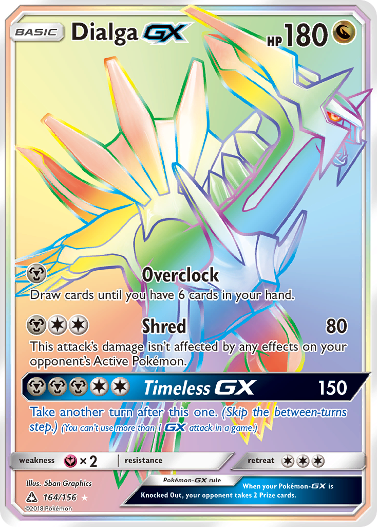 Dialga GX (164/156) [Sun & Moon: Ultra Prism] | Black Swamp Games