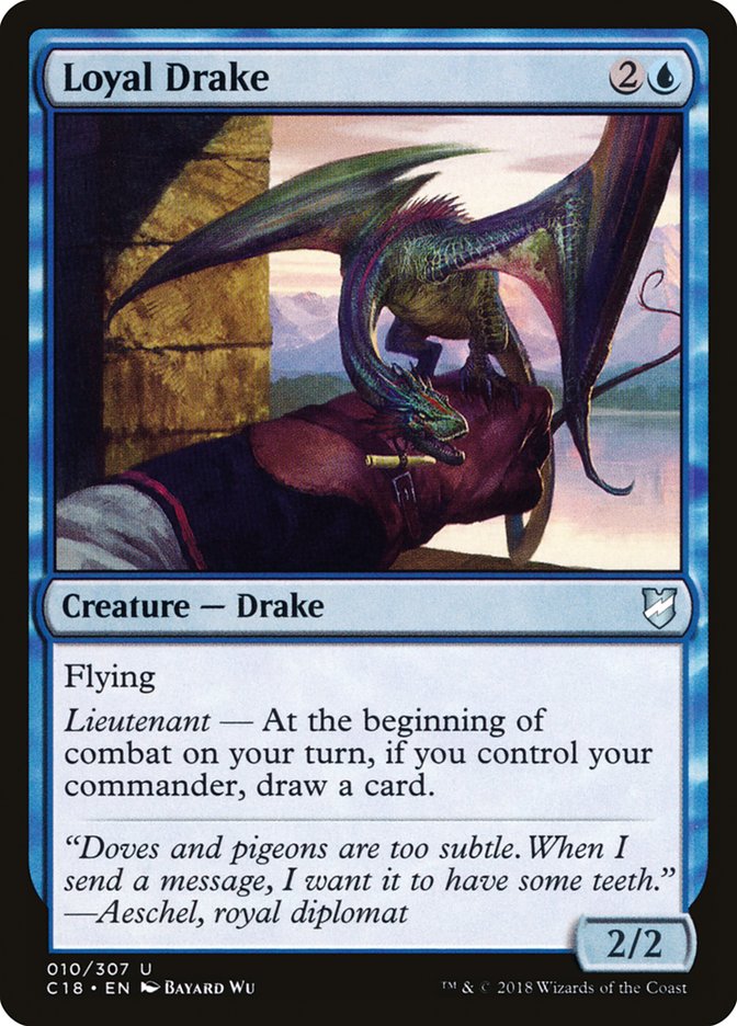 Loyal Drake [Commander 2018] | Black Swamp Games