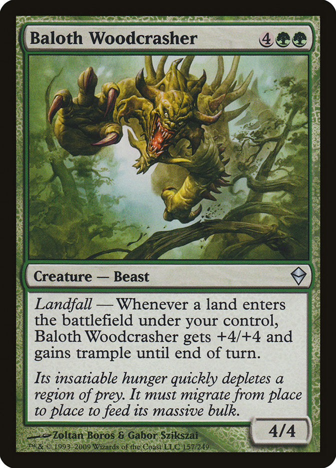 Baloth Woodcrasher [Zendikar] | Black Swamp Games