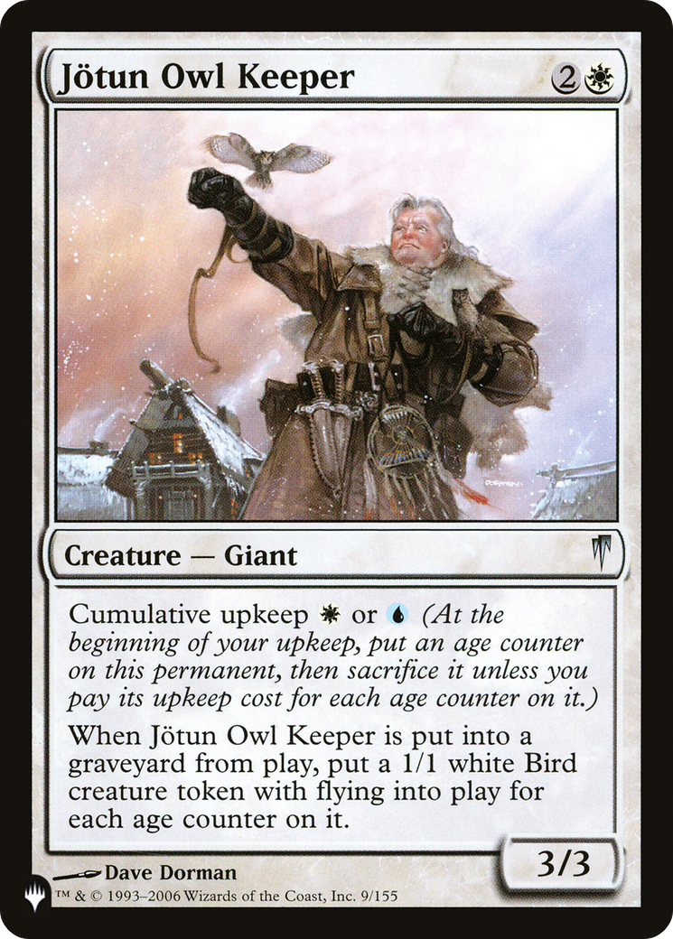 Jotun Owl Keeper [The List Reprints] | Black Swamp Games