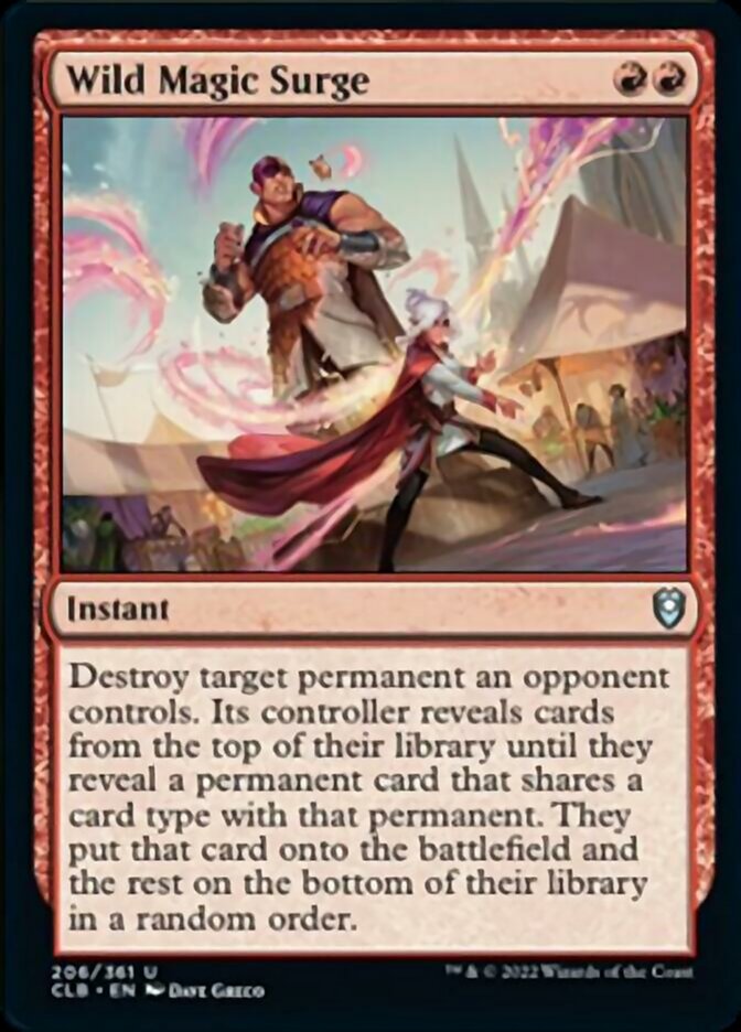 Wild Magic Surge [Commander Legends: Battle for Baldur's Gate] | Black Swamp Games