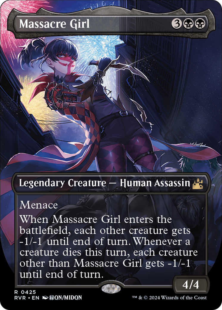 Massacre Girl (Anime Borderless) [Ravnica Remastered] | Black Swamp Games