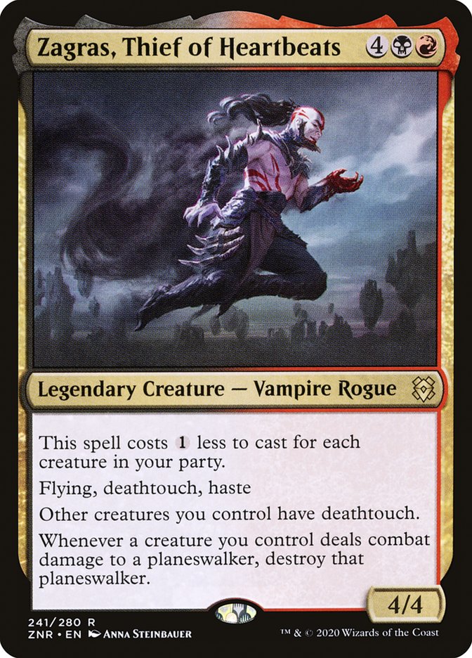 Zagras, Thief of Heartbeats [Zendikar Rising] | Black Swamp Games