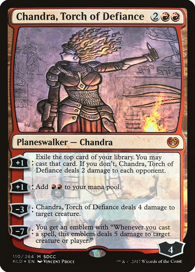 Chandra, Torch of Defiance [San Diego Comic-Con 2017] | Black Swamp Games