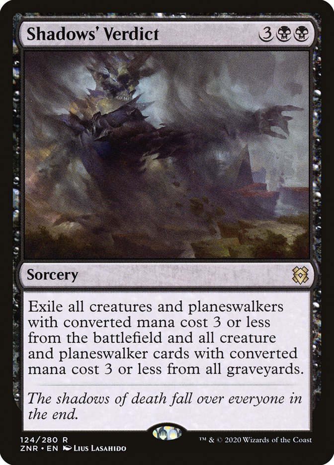 Shadows' Verdict [Zendikar Rising] | Black Swamp Games