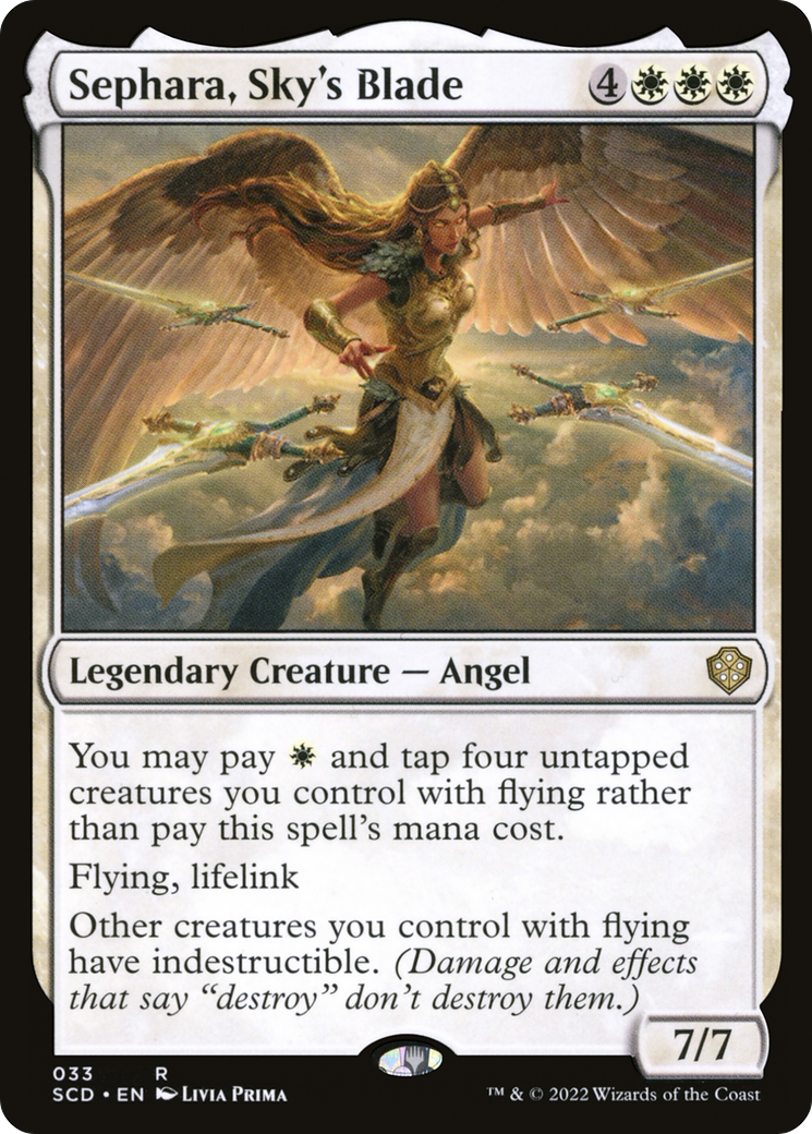Sephara, Sky's Blade [Starter Commander Decks] | Black Swamp Games