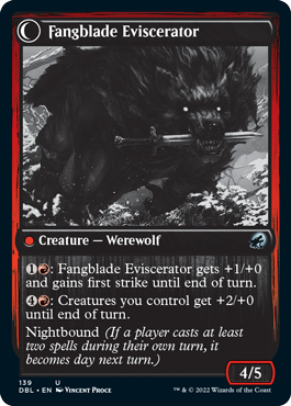 Fangblade Brigand // Fangblade Eviscerator [Innistrad: Double Feature] | Black Swamp Games