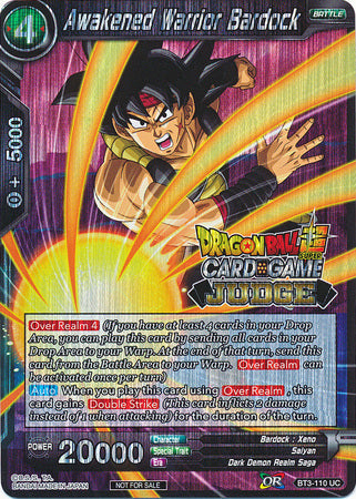 Awakened Warrior Bardock (BT3-110) [Judge Promotion Cards] | Black Swamp Games