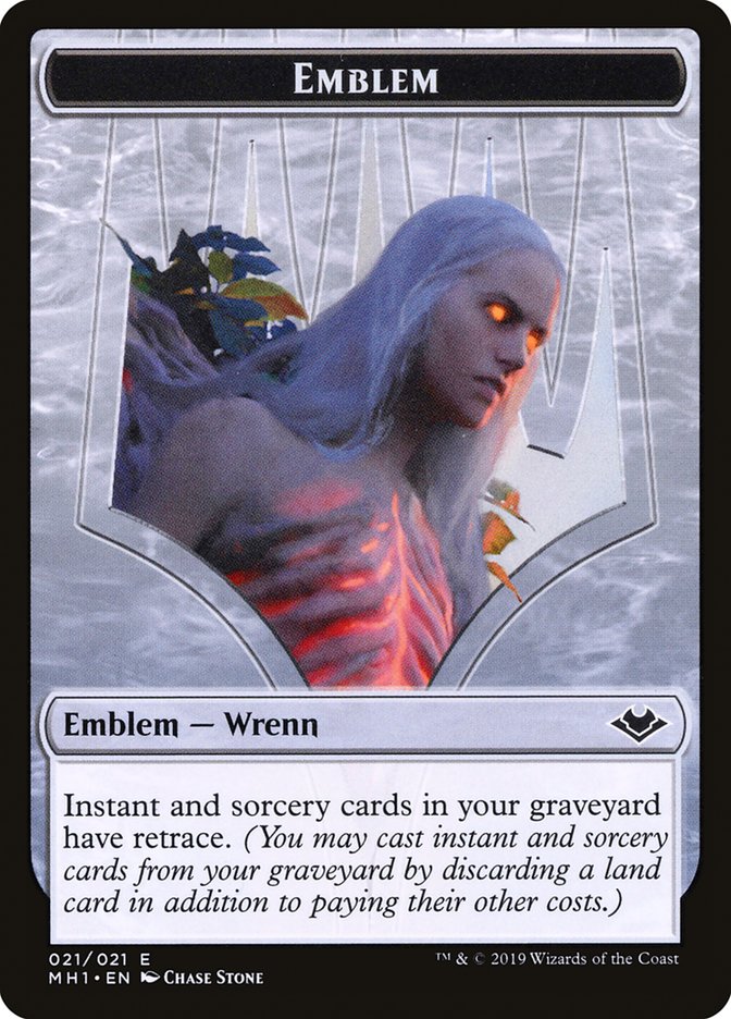 Illusion (005) // Wrenn and Six Emblem (021) Double-Sided Token [Modern Horizons Tokens] | Black Swamp Games