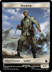 Soldier // Treasure (0030) Double-Sided Token [Doctor Who Tokens] | Black Swamp Games