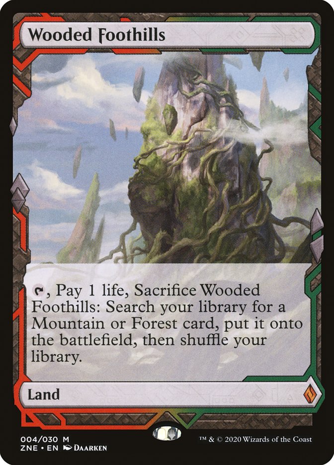 Wooded Foothills (Expeditions) [Zendikar Rising Expeditions] | Black Swamp Games