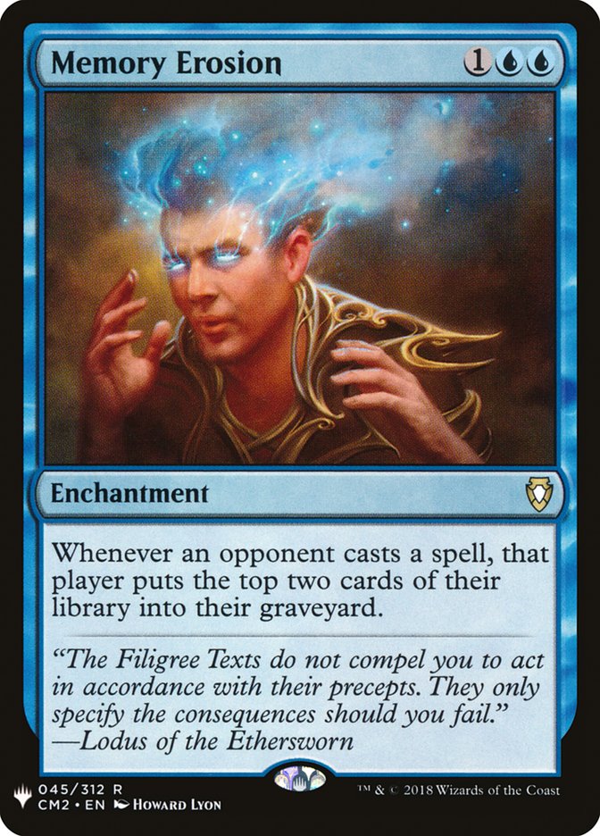 Memory Erosion [Mystery Booster] | Black Swamp Games