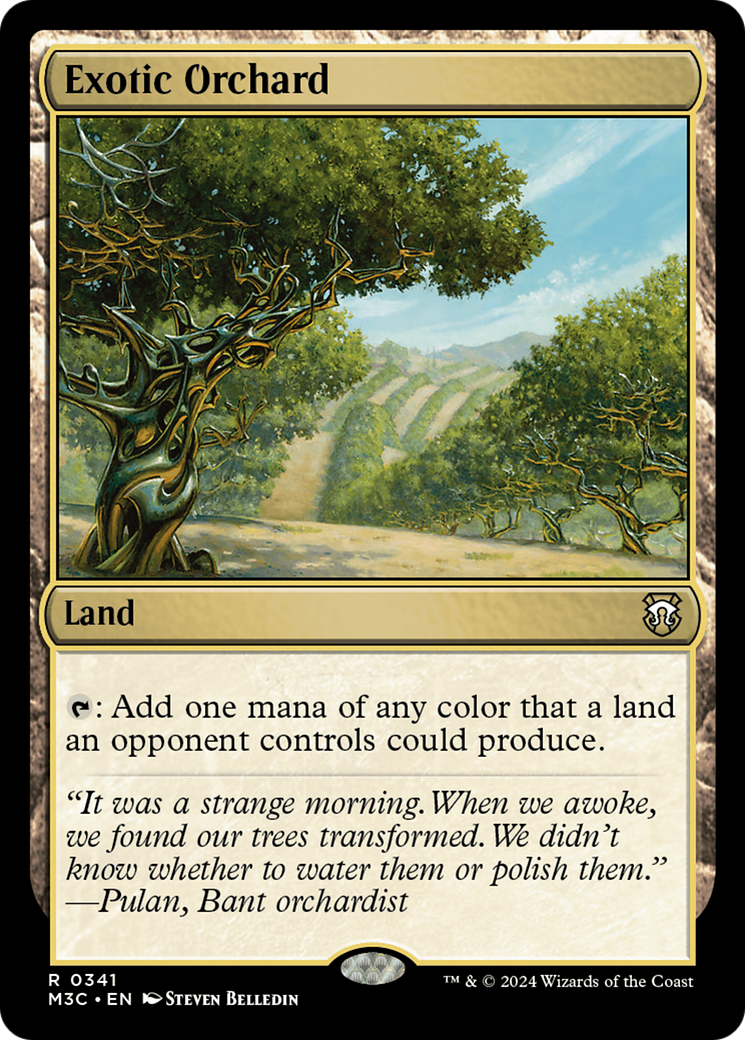 Exotic Orchard (Ripple Foil) [Modern Horizons 3 Commander] | Black Swamp Games