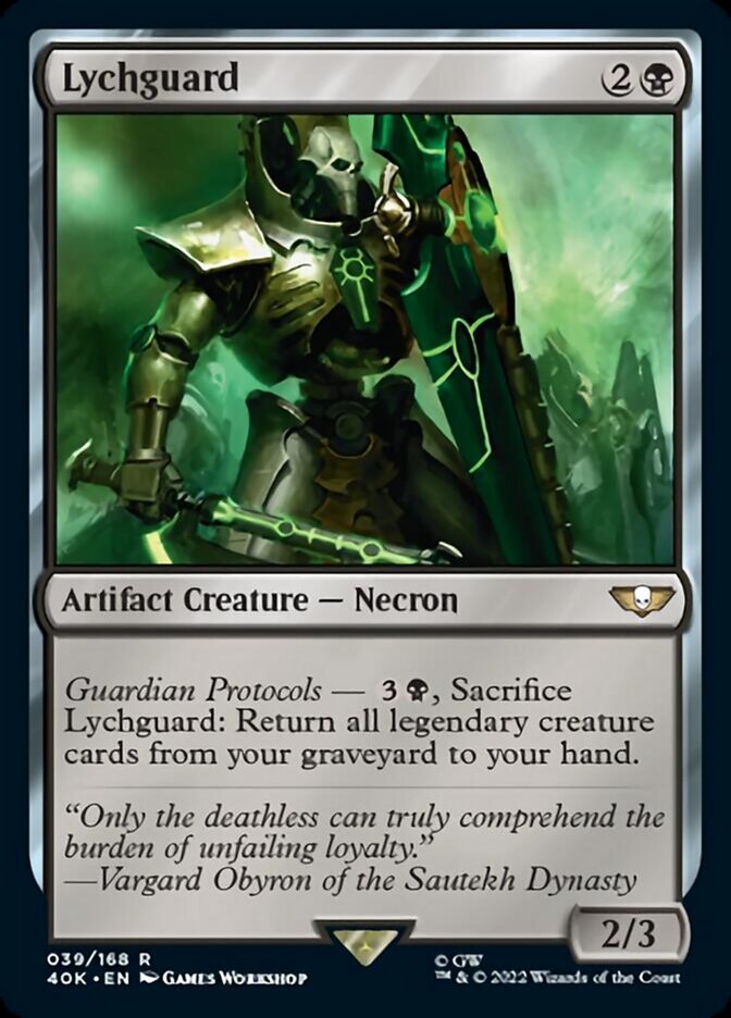 Lychguard (Surge Foil) [Warhammer 40,000] | Black Swamp Games