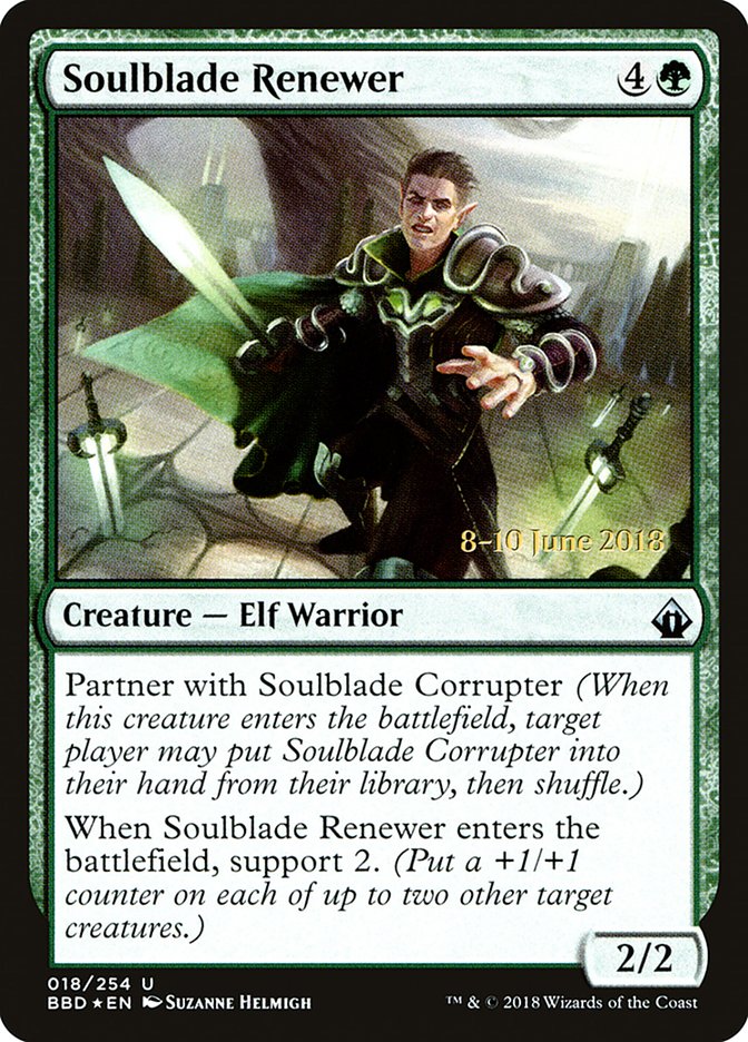 Soulblade Renewer [Battlebond Prerelease Promos] | Black Swamp Games