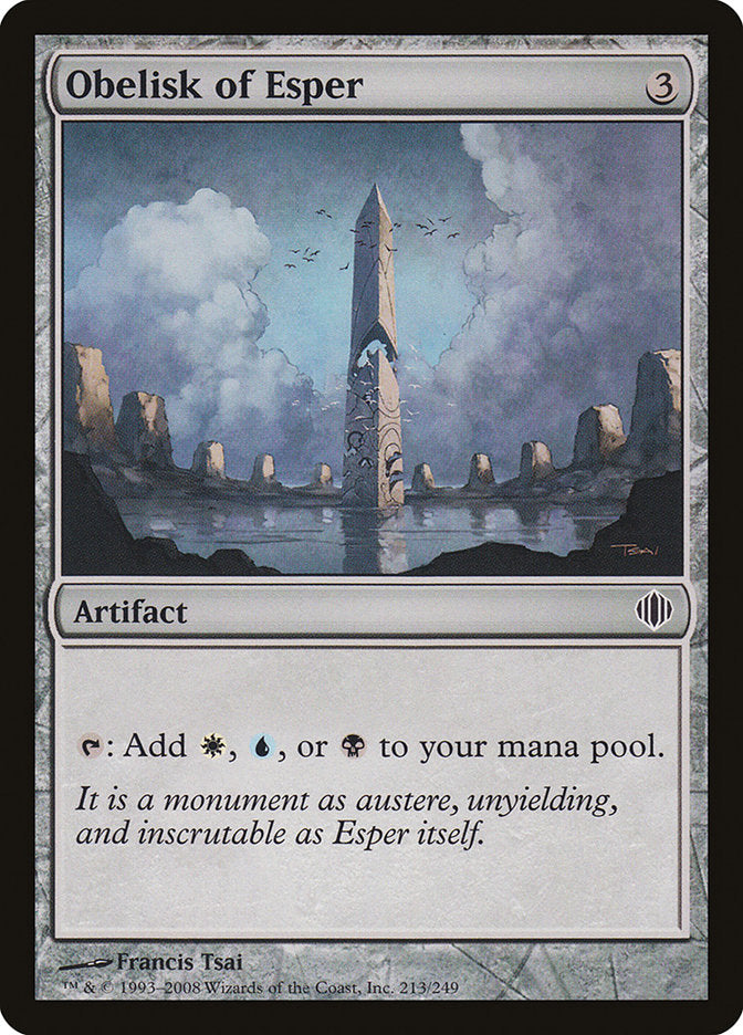Obelisk of Esper [Shards of Alara] | Black Swamp Games