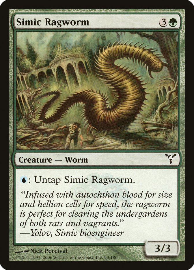 Simic Ragworm [Dissension] | Black Swamp Games
