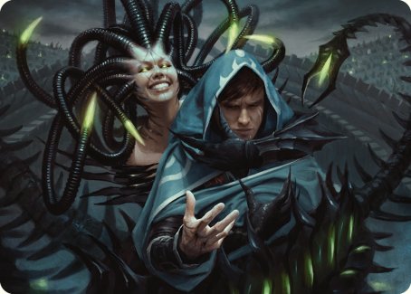 Phyrexian Arena Art Card [Phyrexia: All Will Be One Art Series] | Black Swamp Games