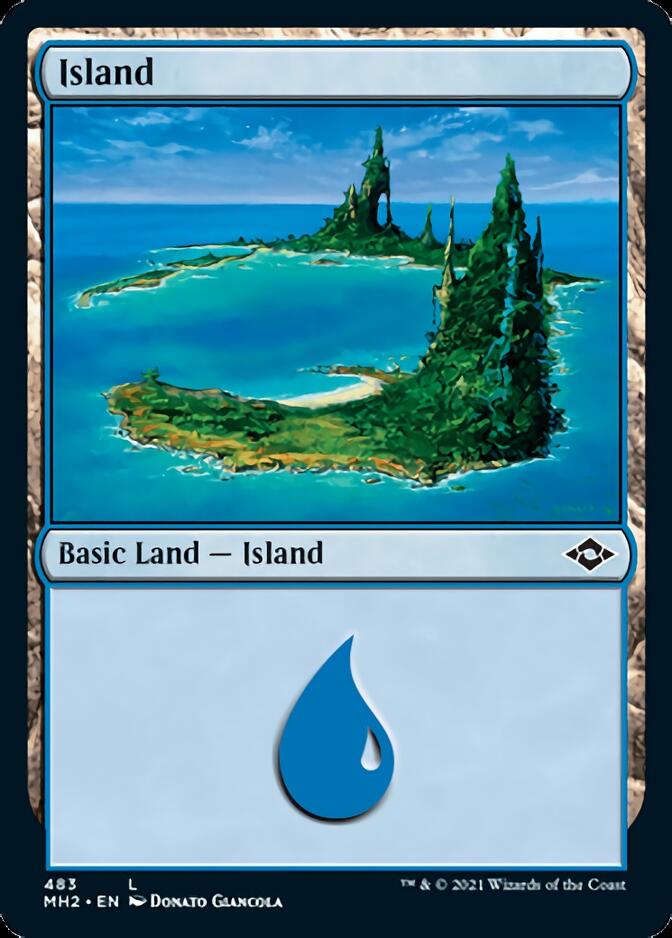 Island (483) [Modern Horizons 2] | Black Swamp Games