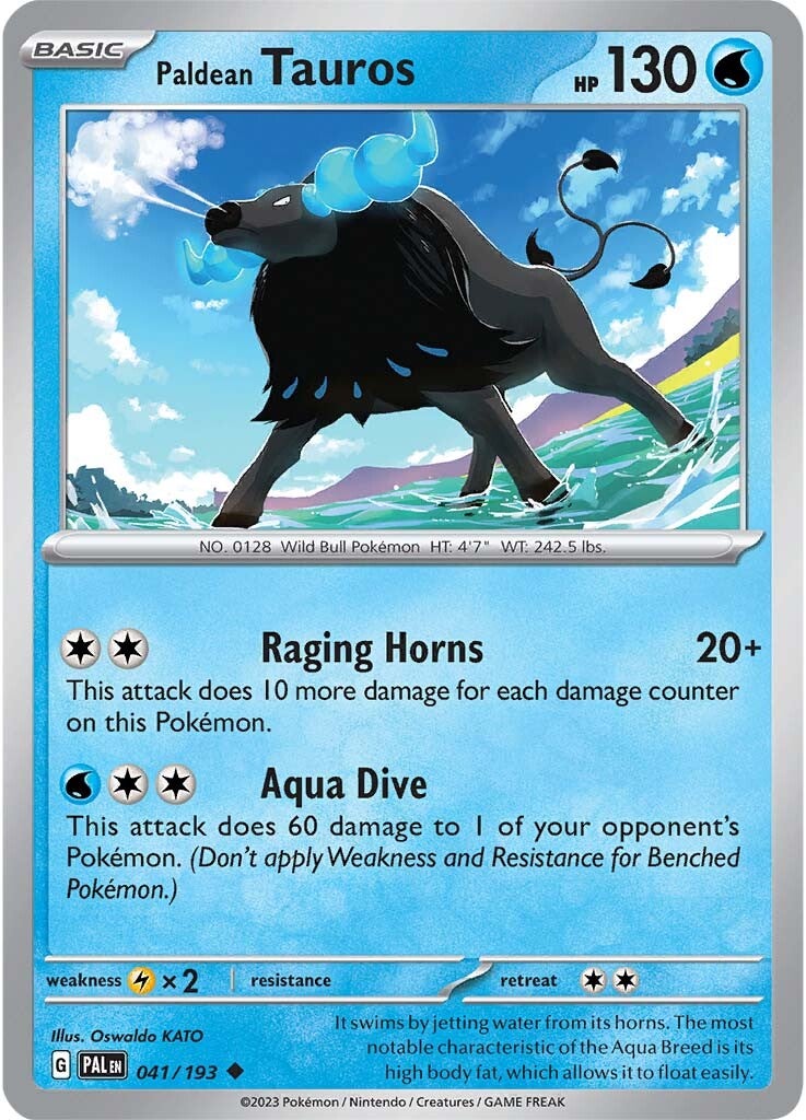 Paldean Tauros (041/193) [Scarlet & Violet: Paldea Evolved] | Black Swamp Games