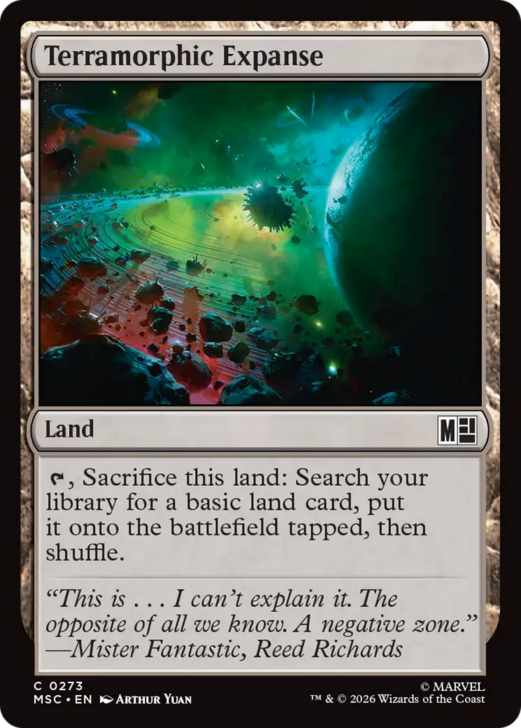 Terramorphic Expanse (0273) (Surge Foil) [Marvel Super Heroes Commander] | Black Swamp Games