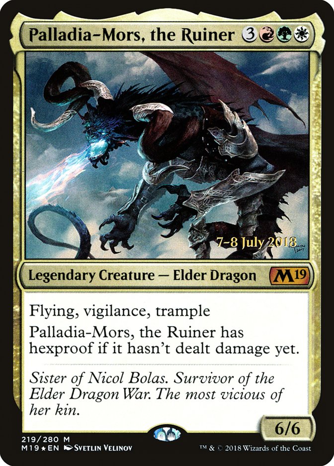 Palladia-Mors, the Ruiner [Core Set 2019 Prerelease Promos] | Black Swamp Games